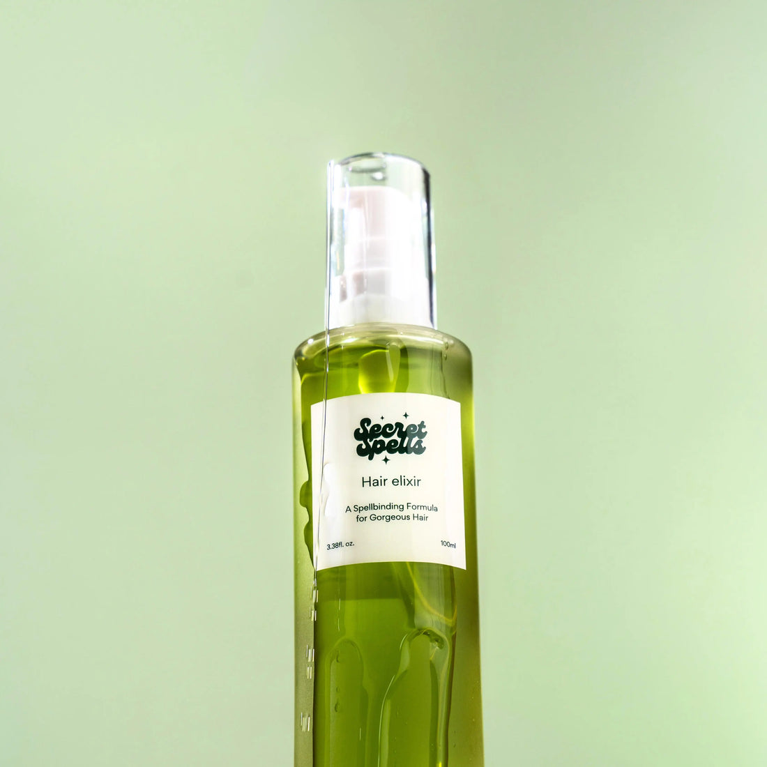 hair oil bottle