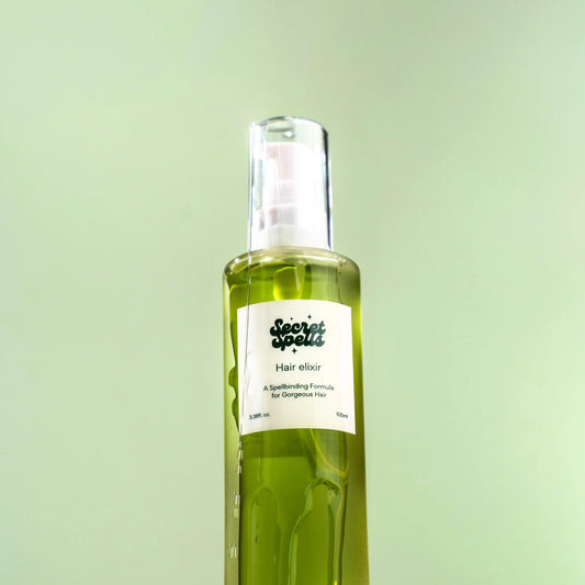hair oil bottle